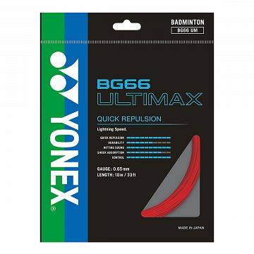 Yonex BG 66 Ultimax Red - Box